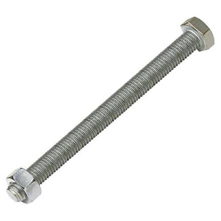 M6 x 50mm High Tensile Set Screw and Nut (Pack of 70)