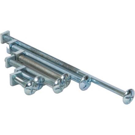 M6 x 30mm BZP Roofing Nut and Bolt Pack of 120