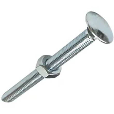 Coach Bolt M10 x 75mm Bright Zinc Plated (Pack of 25)