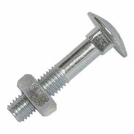 Coach Bolt M10 x 50mm Bright Zinc Plated (Pack of 45)
