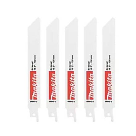 Makita S1222 Reciprocating Saw Blades for Wood Cutting (Pack of 5)