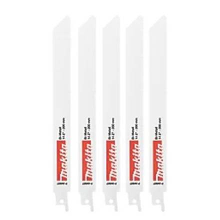 Makita S1222 Reciprocating Saw Blades for Wood Cutting (Pack of 5)