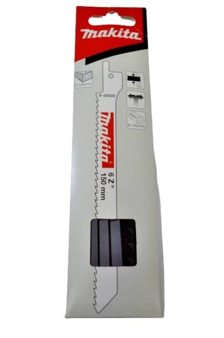 Makita S6110 Reciprocating Saw Blades for Wood - Pack of 5