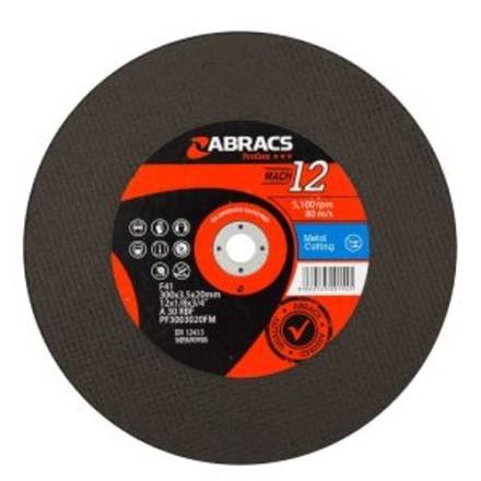 Abracs Proflex 300 x 3.5 x 20mm Flat Stone Cutting Disc
