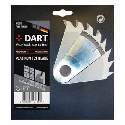 Dart Platinum TCT Plunge Saw Blade 160 x 20mm Bore x 48 Tooth