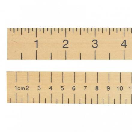 R.S.T. RMS670 Hardwood 1 Metre Measuring Stick - Plain