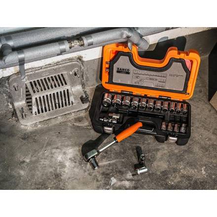 Bahco S240 1/2" Drive Metric Socket Set 24-Piece