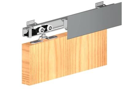 Rothley Herkules 120 Single Sliding Door System 1500mm Opening 120kg