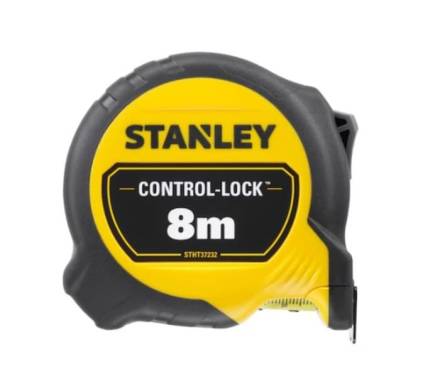 Stanley Control-Lock Pocket Tape Measure 8m x 25mm Metric