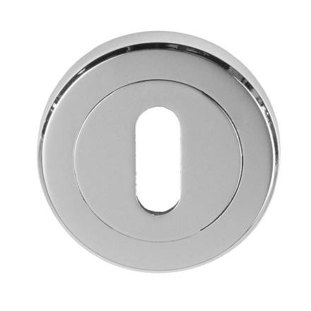 Carlisle Brass Serozzetta Standard Profile Escutcheon Polished Chrome
