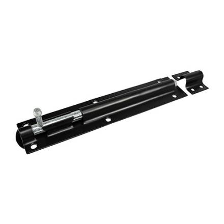 TIMCO Straight Tower Bolt Black 254mm (10")