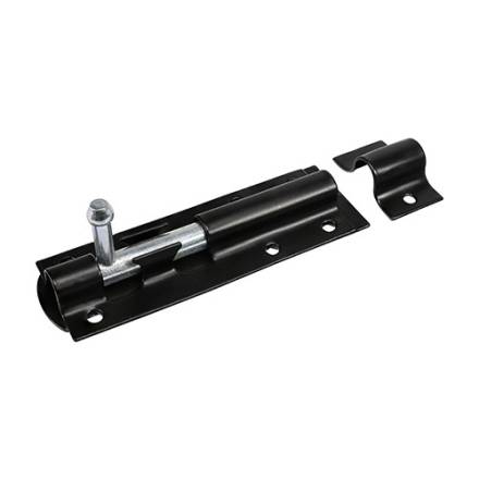 TIMCO Straight Tower Bolt Black 4" (102mm)
