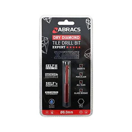 Abracs TDB08 Expert Dry Diamond Tile Drill Bit 8mm