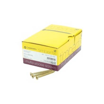 Timberfix 360 Pozi Countersunk Wood Screw ZYP 3.5 x 50mm - Pack of 200