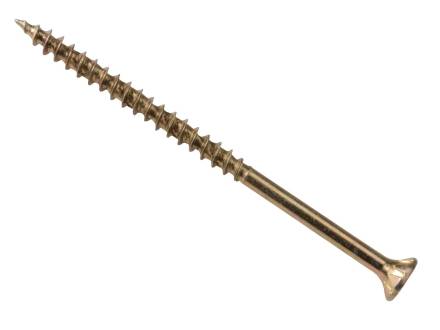 360 Woodscrew 4.0 x 25mm Zinc Yellow Passivated