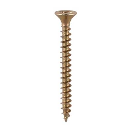 360 Zinc Yellow Passivated Countersunk Wood Screw 4.0 x 45mm