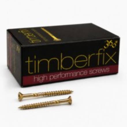 Timberfix 360 High Performance Pozi Woodscrew 4.5 x 40mm Yellow Passivated (Pack of 200)