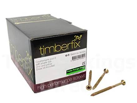 Timberfix 360 High Performance Slash Point Wood Screw 6.0 x 200mm ZYP (Qty 50)