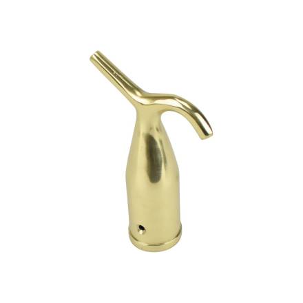 Traditional Hardware Brass Pole Hook Polished Brass Finish - THD163/PB