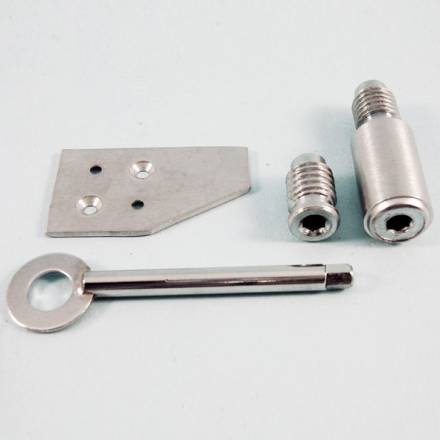 Traditional Hardware THD196/SCP 28mm Standard Barrel Sash Stop Satin Chrome