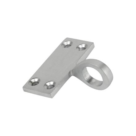 Traditional Hardware Satin Chrome Plated Square Sash Eye