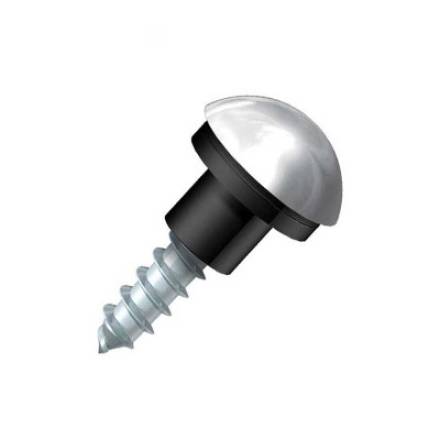 Mirror Screws Dome Top Chrome Plated BZP No.8 x 1-1/2" (4.0 x 40mm) Pack of 4