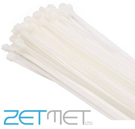 Natural Cable Ties 370 x 4.8mm Pack of 100