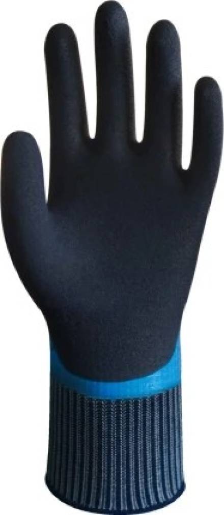 WonderGrip WG-318 Aqua Double Latex Coated Waterproof Work Glove Size L/9