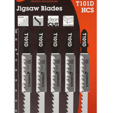 X-Trade T101D Clean for Wood T-Shank Jigsaw Blades Pack of 5