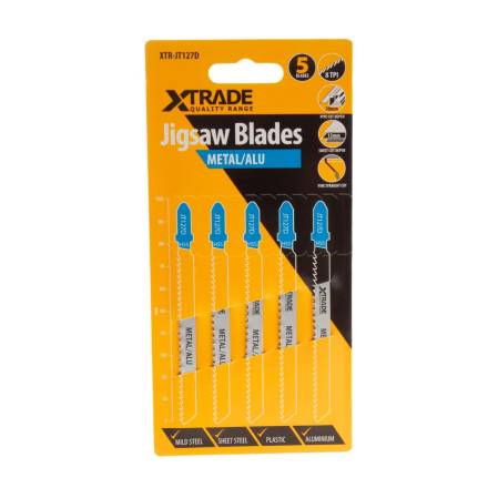 X-Trade T127D Special for Aluminium Jigsaw Blades Pack of 5