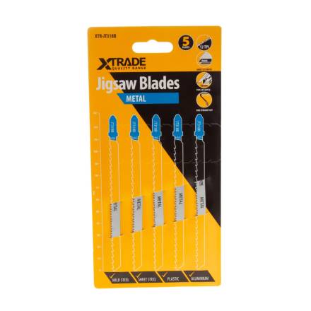 X-Trade T318B Basic for Metal Jigsaw Blades Pack of 5