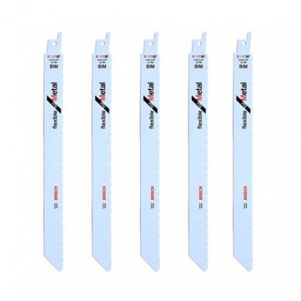 X-Trade S1122VF BIM Reciprocating Saw Blades Wood and Metal 225mm 10-14 TPI Pack of 5