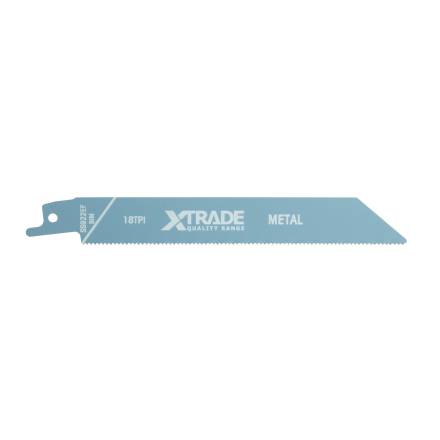 X-TRADE S922EF Reciprocating Saw Blades Wood/Metal 150mm BIM 18 TPI Pack of 5