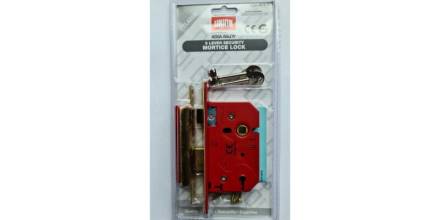 Union 2201 5 Lever Mortice Sashlock Polished Brass 65mm 2.5"