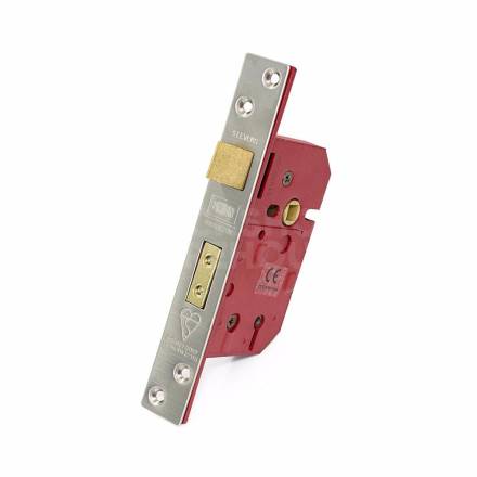 Union 2234E 5 Lever BS Mortice Sashlock Satin Chrome 79.5mm 3"