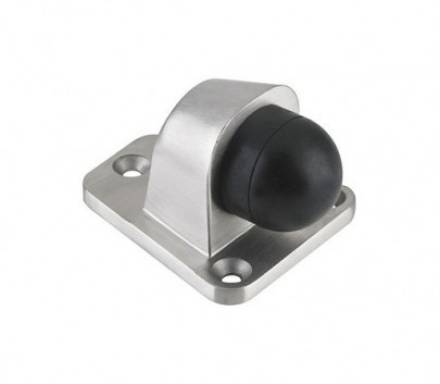 Zoo Hardware ZAS84SS Heavy Duty Floor Mounted Door Stop Satin Stainless Steel 60 x 51mm