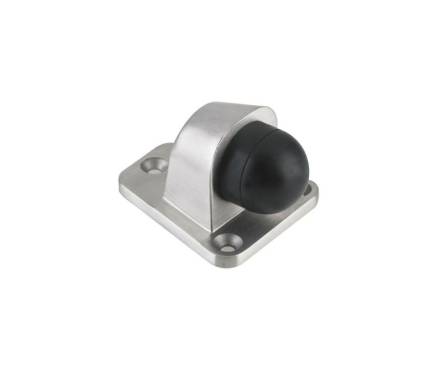Zoo Hardware ZAS84SS Heavy Duty Floor Mounted Door Stop Satin Stainless Steel 60 x 51mm