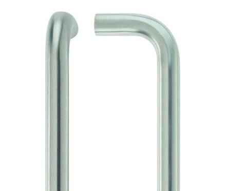 Zoo Hardware ZCS2 Contract D Pull Handle 225mm Centres 19mm Diameter Satin Stainless Steel