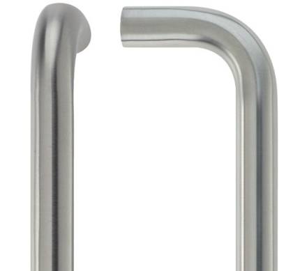 Zoo Hardware ZCS2 Pair 19mm D Pull Handle 300mm Centres Satin Stainless Steel Back to Back