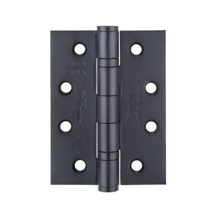 Zoo Hardware ZHSS243PCB Grade 13 Ball Bearing Butt Hinge 102 x 76 x 3mm Powder Coated Black Pair